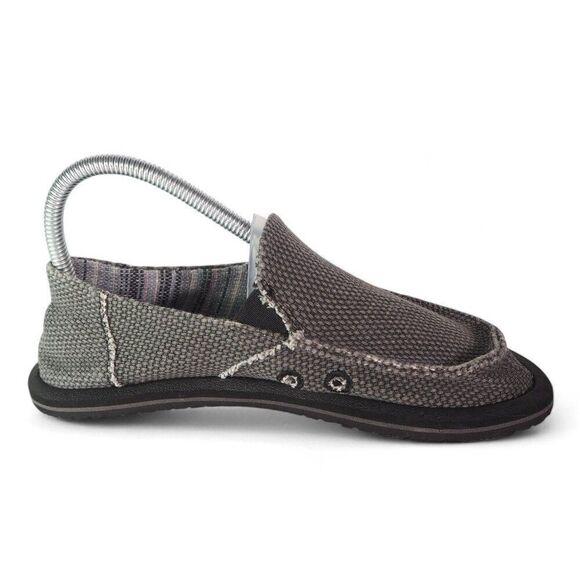 Sanuk Vagabond Slip-on Casual Shoes "Black" SBF1061Y Youth 4 - Picture 7 of 11